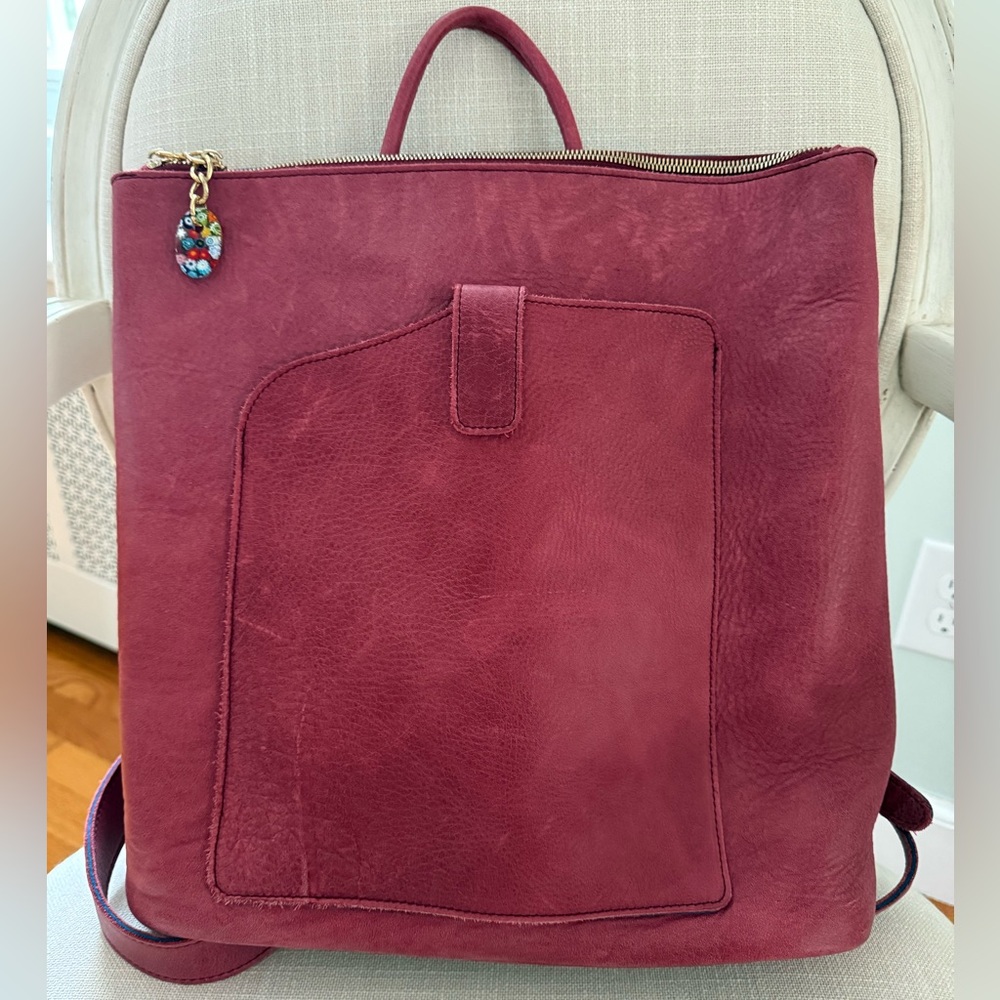 Terrida Genuine Italian Leather Backpack